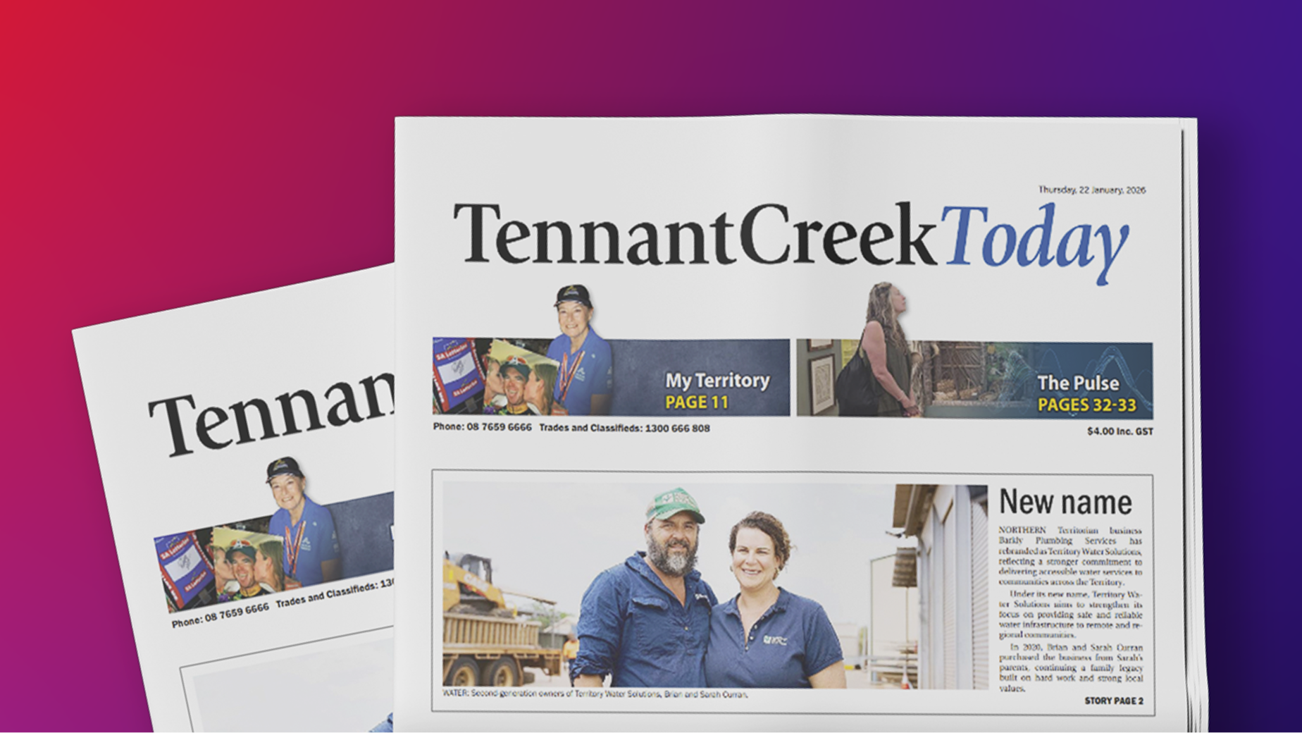 The rebrand that made front page news.